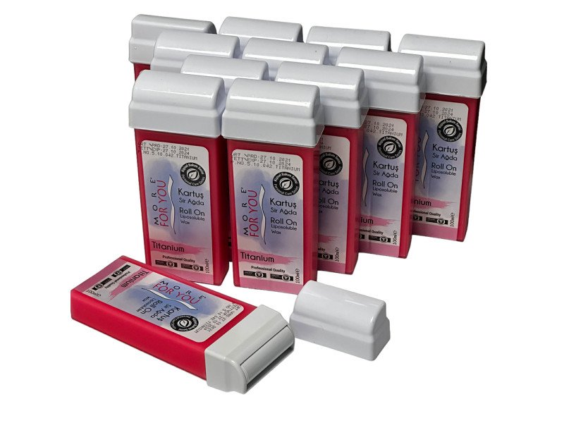 More For You Titanium Roll-On Wachs 100ml - Sanfte, effektive Haarentfernung