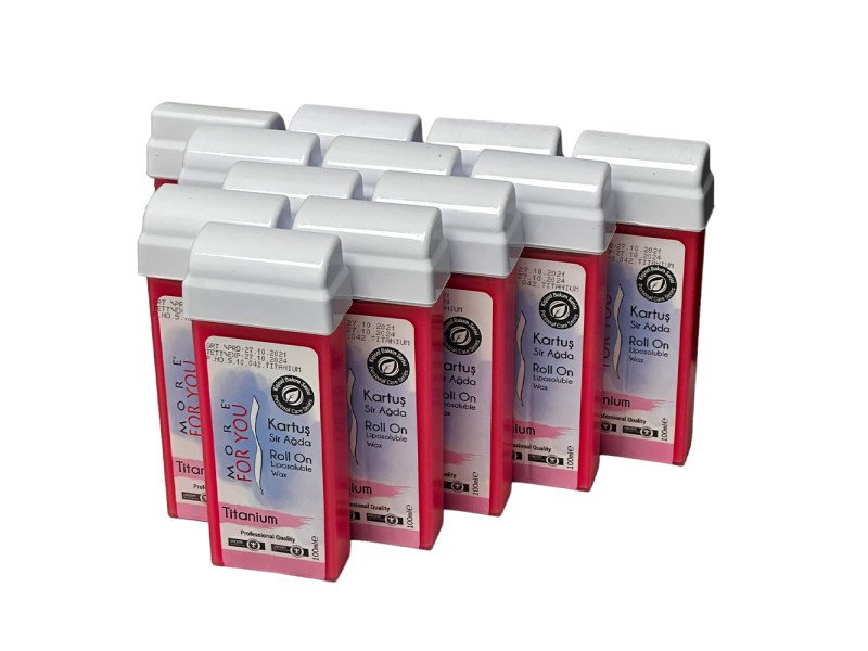 More For You Titanium Roll-On Wachs 100ml - Sanfte, effektive Haarentfernung