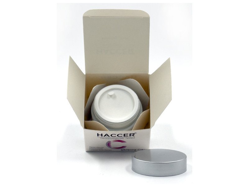Haccer Aufhellende Creme 50ml: Korrigiert Pigmentflecken für ebenmäßigen, strahlenden Teint