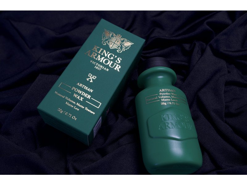 King's Armour Artisan Volumen Puderwachs 20g: Starker Matt-Halt für Flexibles Haarstyling