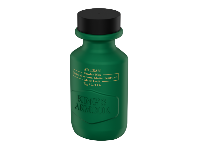 King's Armour Artisan Volumen Puderwachs 20g: Starker Matt-Halt für Flexibles Haarstyling