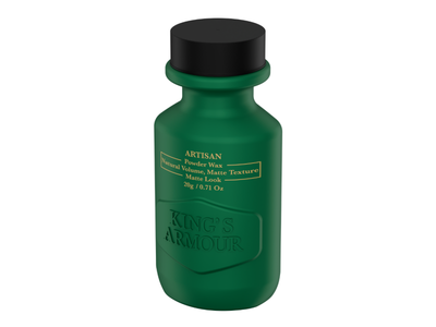King's Armour Artisan Volumen Puderwachs 20g: Starker Matt-Halt für Flexibles Haarstyling