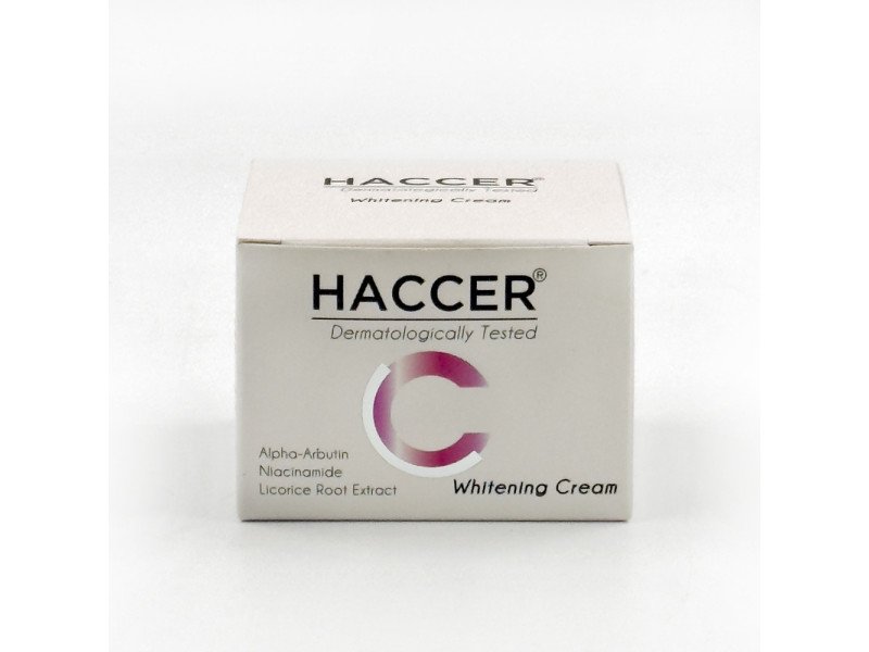 Haccer Aufhellende Creme 50ml: Korrigiert Pigmentflecken für ebenmäßigen, strahlenden Teint
