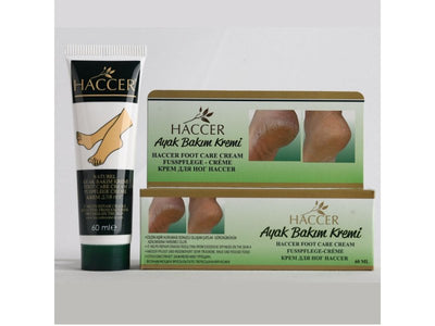 Haccer Fußcreme 60ml: Intensive Feuchtigkeit für trockene, rissige Fersen