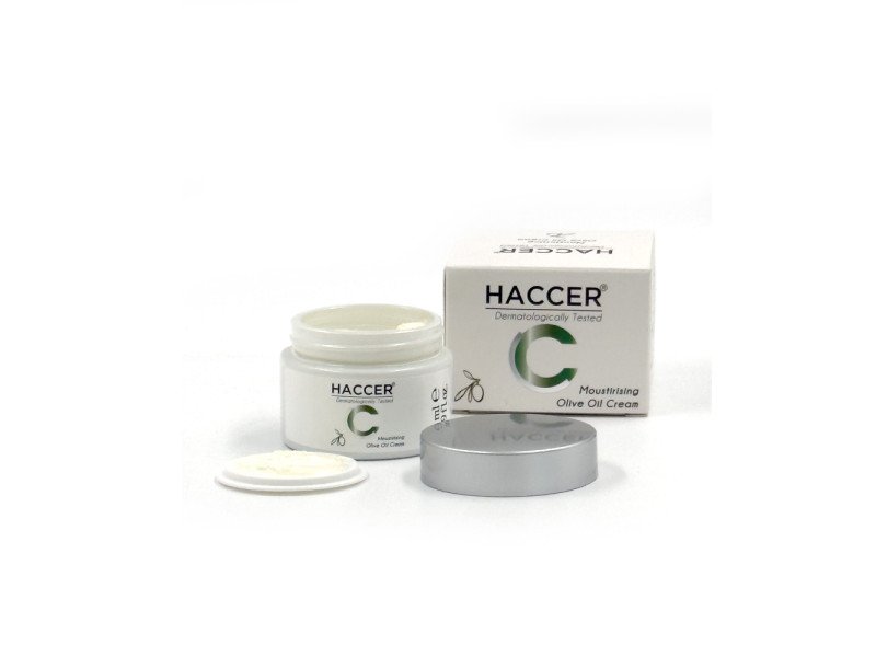 Haccer Olivenölcreme 50ml: Intensive Feuchtigkeit für trockene & empfindliche Haut