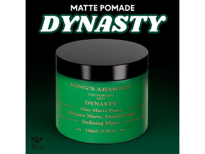 King's Armour Dynasty Matte Paste 110ml: Starker Halt, Matt-Finish, leicht auswaschbar