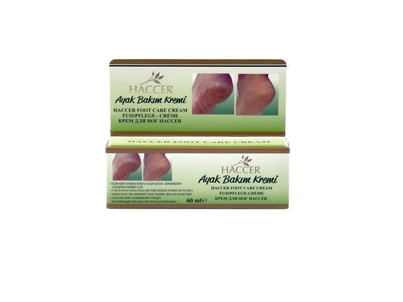 Haccer Fußcreme 60ml: Intensive Feuchtigkeit für trockene, rissige Fersen