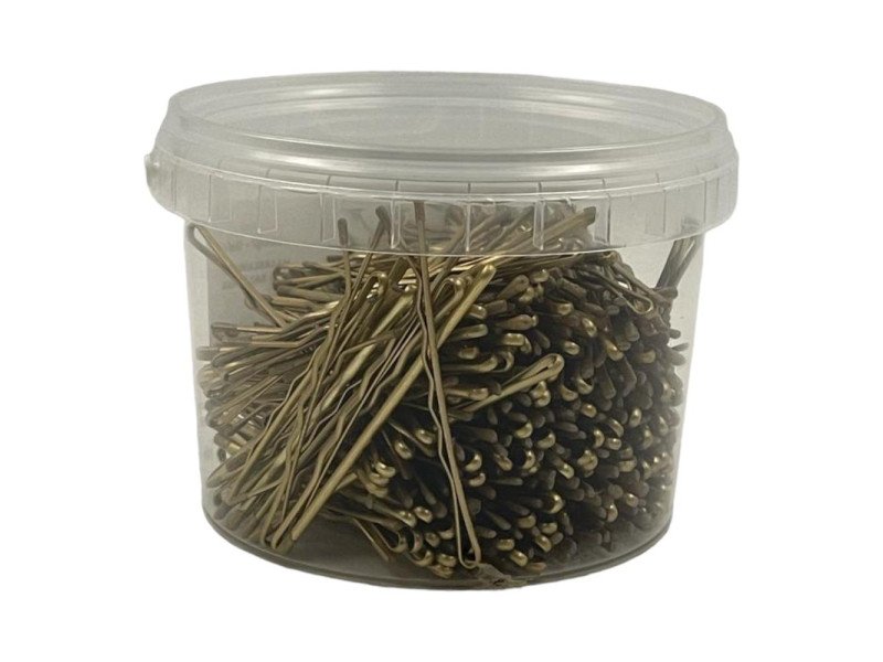 AHSEN PROFFESSIONAL Goldene 7cm Haarklammern 500g für Friseure