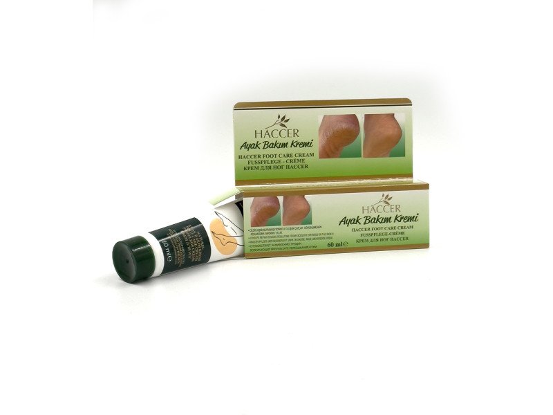 Haccer Fußcreme 60ml: Intensive Feuchtigkeit für trockene, rissige Fersen