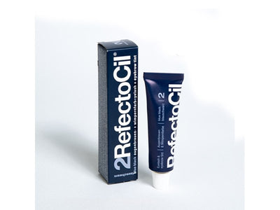 RefectoCil Nr. 2 Tiefes Blauschwarz Wimpern- und Augenbrauenfarbe 15ml für intensive Blicke