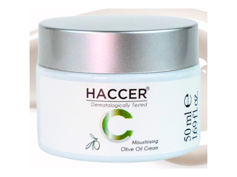 Haccer Olivenölcreme 50ml: Intensive Feuchtigkeit für trockene & empfindliche Haut