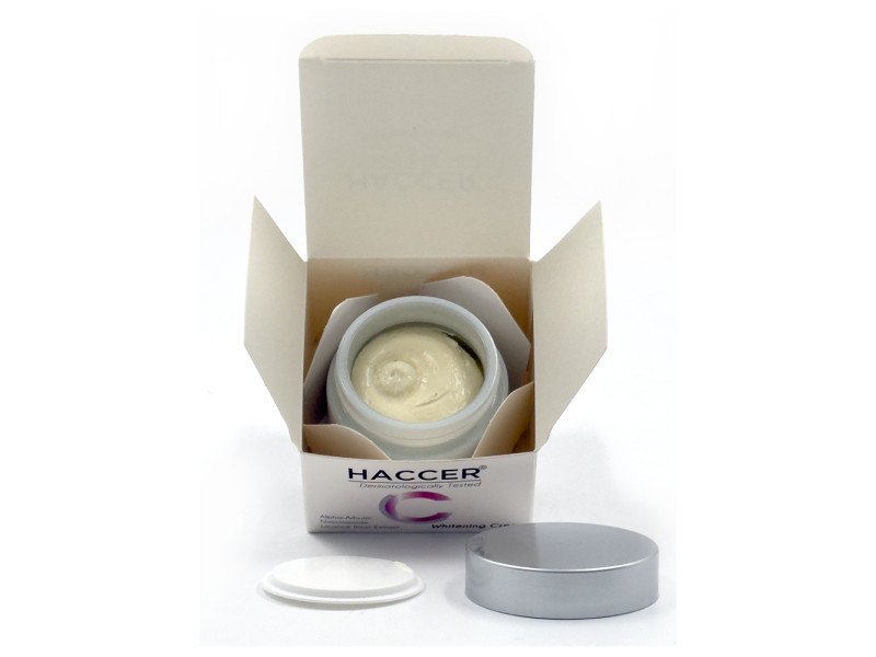 Haccer Aufhellende Creme 50ml: Korrigiert Pigmentflecken für ebenmäßigen, strahlenden Teint
