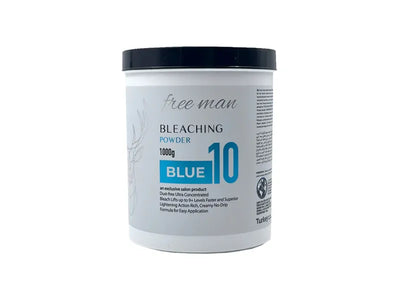 Free Man Ultra-Konzentriertes Blondierpulver Blue 10 1000g für Blonde Haare