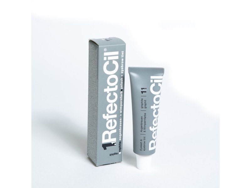 RefectoCil 1.1 Graphit Augenbrauen- & Wimpernfarbe 15ml: Dunkelgrau, Wisch- & Wasserfest