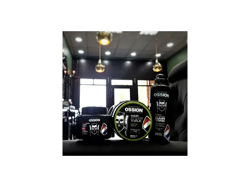Ossion Mattes Haarstyling Wachs 150ml: Starker Halt, Natürliches Finish, Wasserbasiert