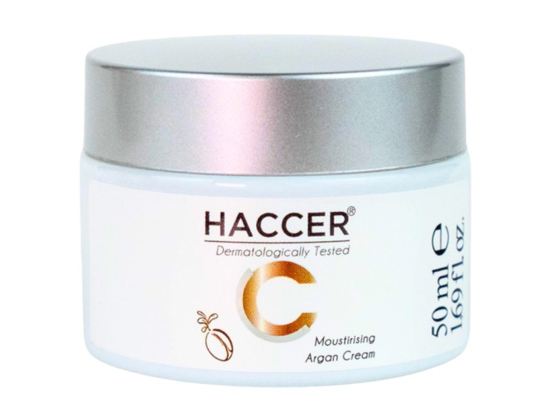 Haccer Arganöl Creme 50ml – Intensive Feuchtigkeit, Elastizität, Vitamin E Schutz