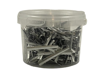 Ahsen Professional Hochwertige 50mm Haarclips für Friseure, 100 Stück, Silber