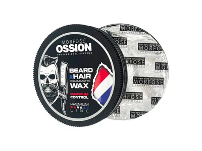 Ossion Bart- & Haarcreme Mattes Wachs: Maximaler Halt, 175ml für perfektes Styling