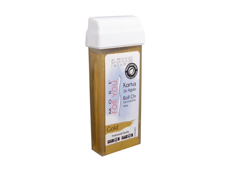 More For You Gold Roll-On Wachs 100ml: Luxuriöse, sanfte Haarentfernung