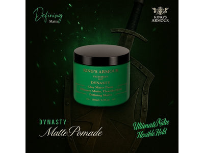 King's Armour Dynasty Matte Paste 110ml: Starker Halt, Matt-Finish, leicht auswaschbar