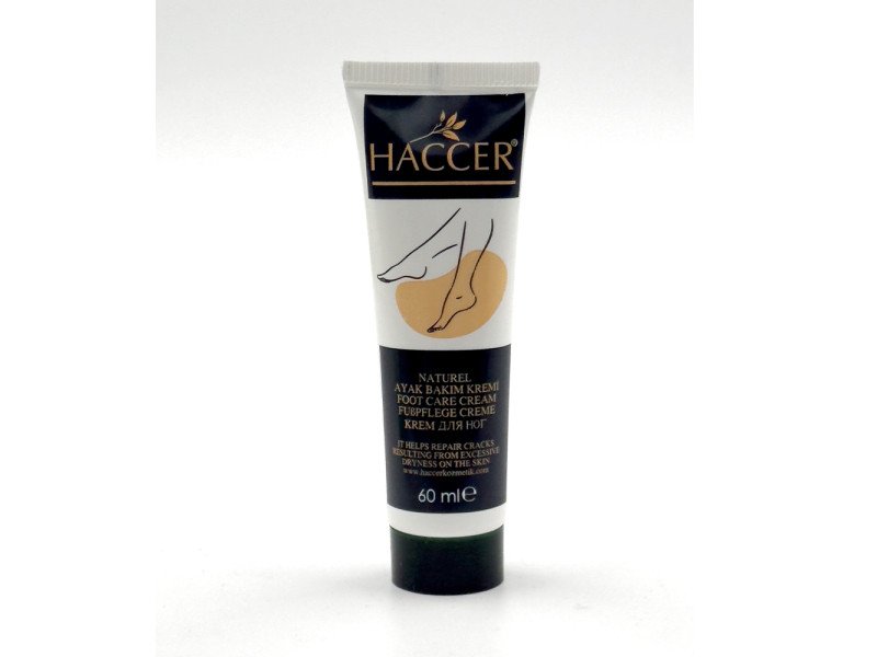 Haccer Fußcreme 60ml: Intensive Feuchtigkeit für trockene, rissige Fersen