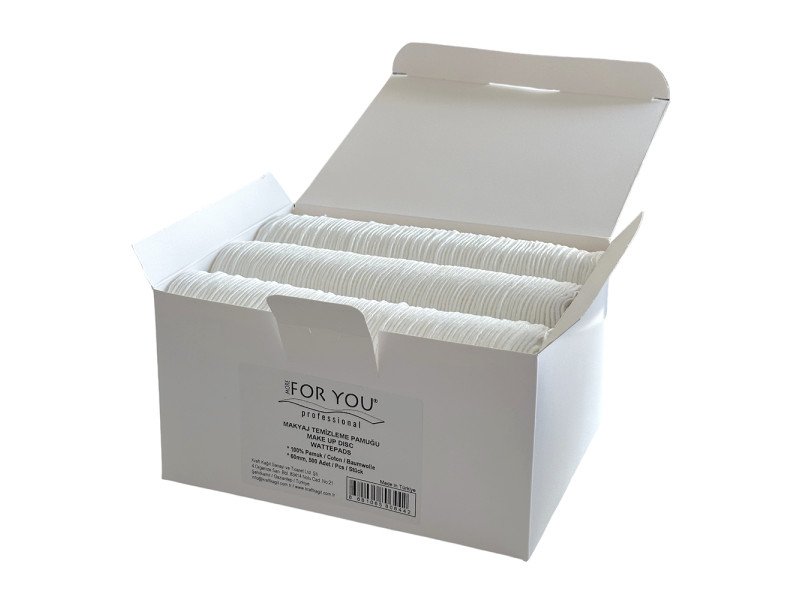 More For You Sanfte Make-up-Entferner Wattepads, 50mm, 500 Stück, fusselfrei