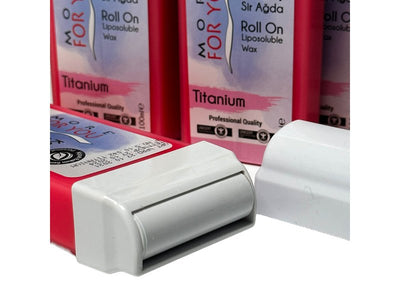 More For You Titanium Roll-On Wachs 100ml - Sanfte, effektive Haarentfernung