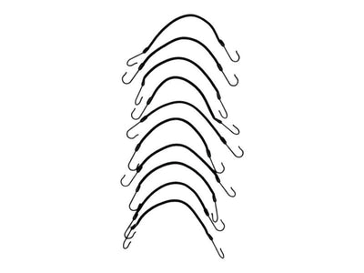 AHSEN PROFFESSIONAL Glatte Haarbinder 10er Set – Premium Haar-Gummis für Friseure