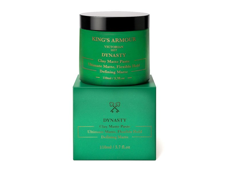 King's Armour Dynasty Matte Paste 110ml: Starker Halt, Matt-Finish, leicht auswaschbar