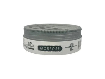 Morfose Super Aqua Gel Wax 175 ml jar with strong hold and shiny finish.