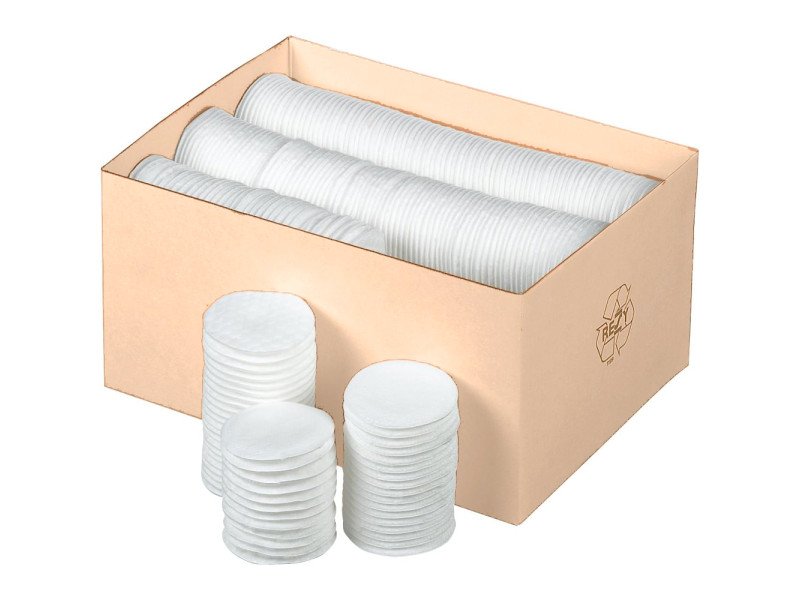 More For You Sanfte Make-up-Entferner Wattepads, 50mm, 500 Stück, fusselfrei