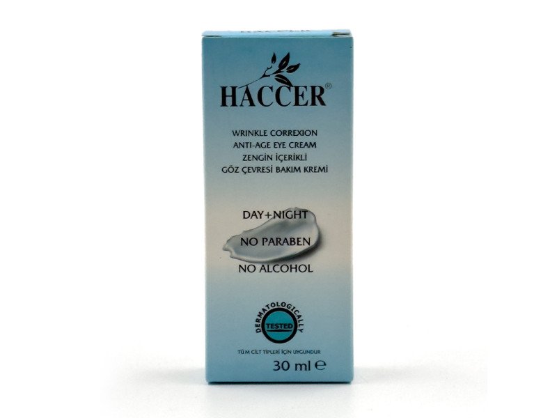 Haccer Anti-Age Augencreme 30ml: Reduziert Falten, Augenringe, Schwellungen für strahlende Haut