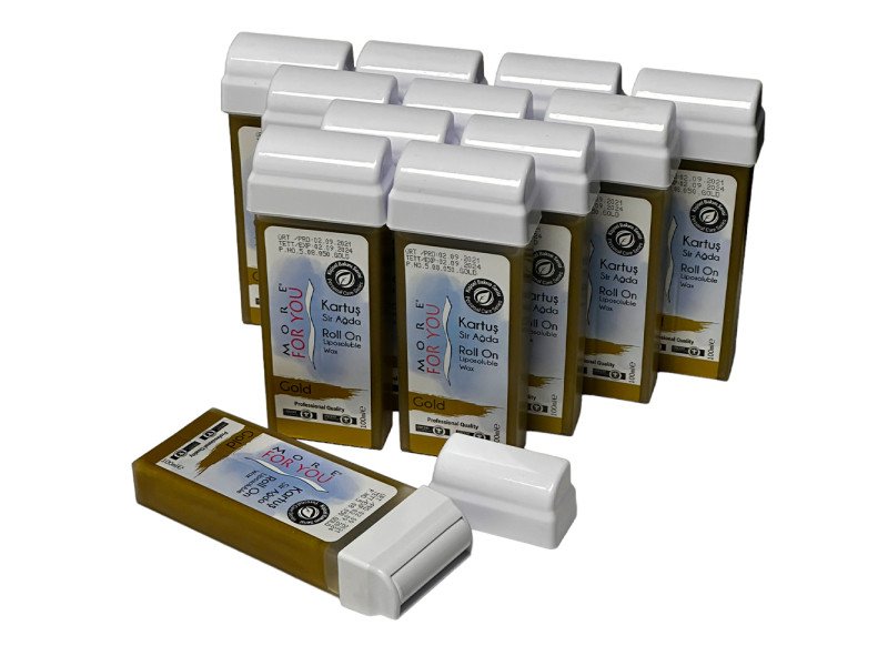 More For You Gold Roll-On Wachs 100ml: Luxuriöse, sanfte Haarentfernung