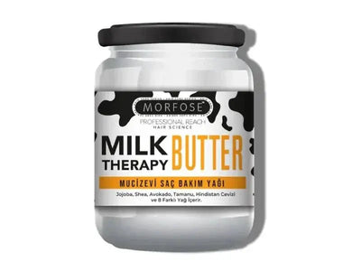 Morfose Milk Therapy Butter Haarpflegeöl 200ml for nourishing dry, damaged hair with milk proteins and oils.